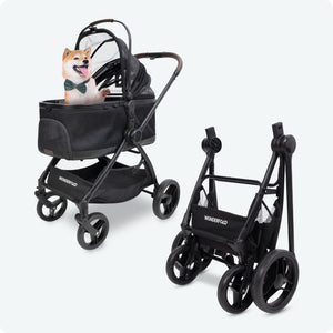 WonderFold Buddy 2-in-1 Convertible Pet Stroller