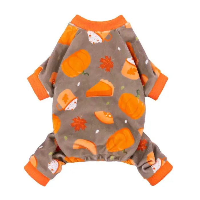 Pumpkin Spice Dog Pajamas