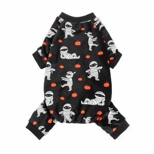 Mummy and Pumpkin Dog Halloween Pajamas