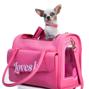 Loves It Pink Dog Carrier