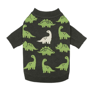 Dinosaur Dog Jacquard Sweater