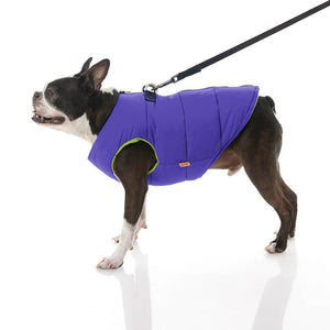 Rain Repellant Padded Vest - Purple