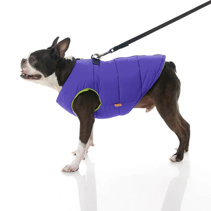 Rain Repellant Padded Vest - Purple