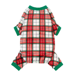 Christmas Plaid Dog Pajamas