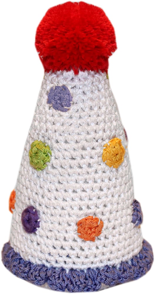 Birthday Hat Knit Toy