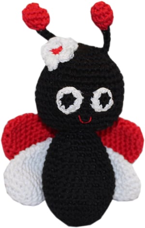 Luna the Ladybug Knit Toy