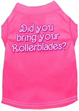 Did You Bring Your Roller Blades? Screen Print Shirt in Many Colors