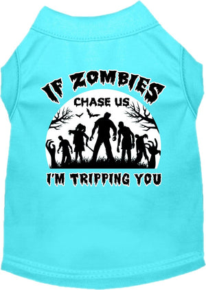If Zombies Chase Us Screen Print Shirt