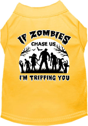 If Zombies Chase Us Screen Print Shirt