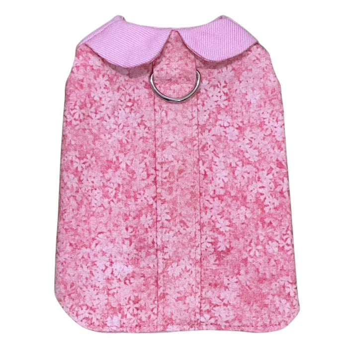Pink Floral Calico Harness