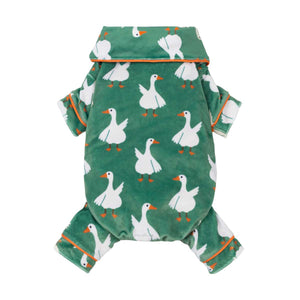 Collared Neck Duck Dog Pajamas