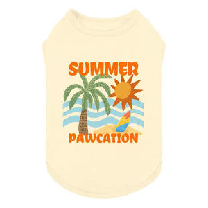 Summer Pawcation Dog Shirt