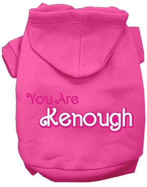 You Are Kenough Barbie Screen Print Hoodie in Many Colors