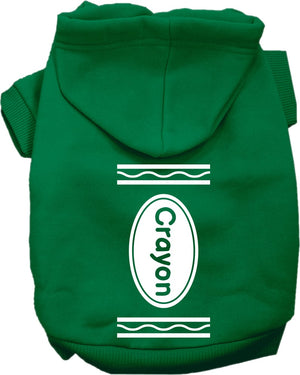 Crayon Costume Screen Print Hoodie in Many Colors