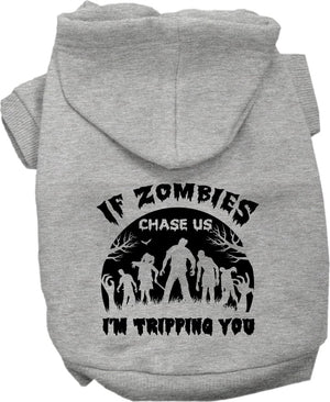 If Zombies Chase Us Screen Print Hoodie in Many Colors