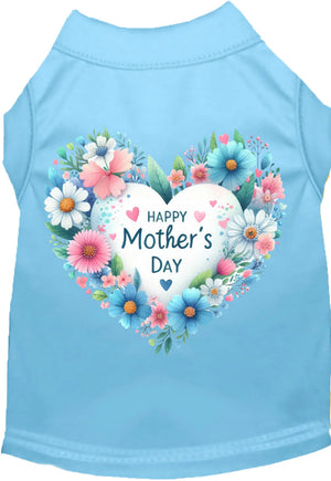 Sweet Mothers Day Screen Print Dog Shirt in Many Colors