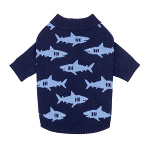 Shark Dog Jacquard Sweater