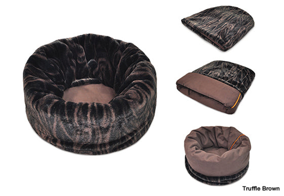 Snuggle Bed in Truffle Brown
