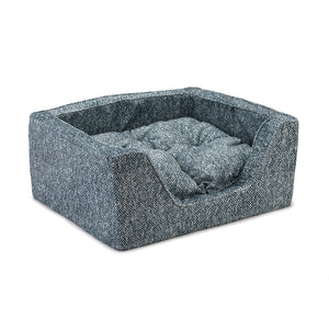 Luxury Square Dog Bed With Microsuede - Show Dog Collection