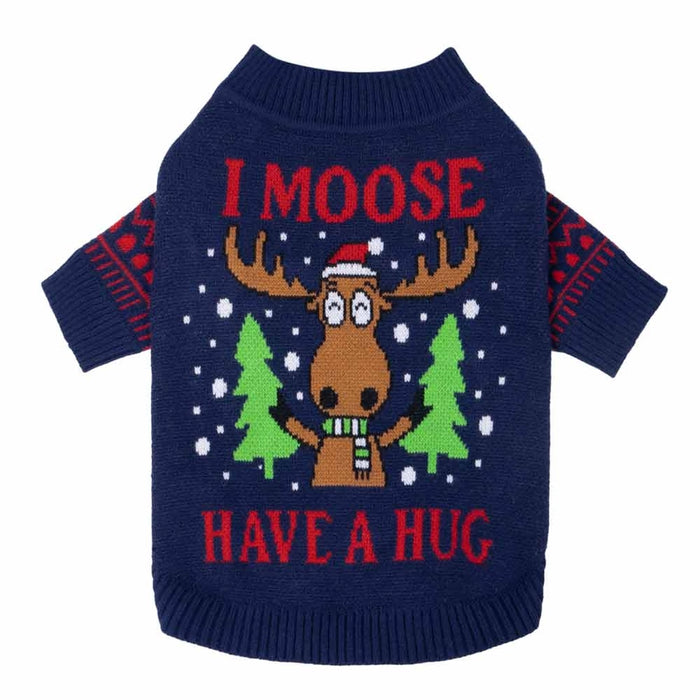 I Moose Have A Hug Dog Sweater