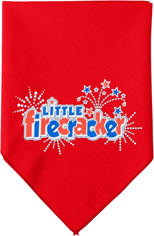 Little Firecracker Bandana in Red