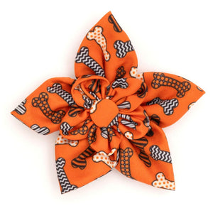 Halloween Bones Flower Collar Slider