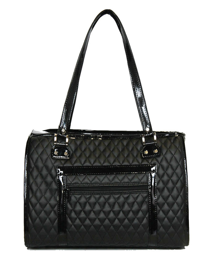The Payton Bag Carrier- Black Quilted