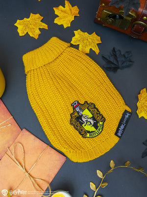 Pet Cable Knit Sweater - Harry Potter™ Hufflepuff