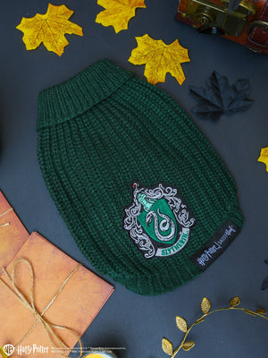 Pet Cable Knit Sweater - Harry Potter™ Slytherin