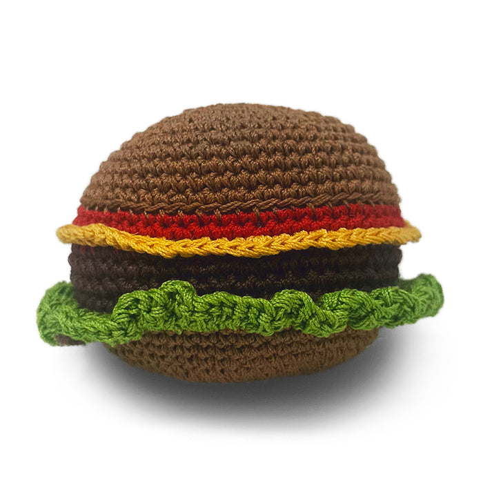 Burger Crochet Toy