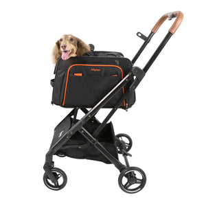 JetPaw:3-in-1 Pet Stroller with Removable Airline-Approved Carrier