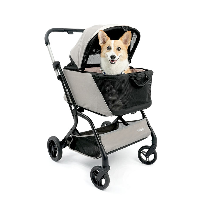 InstaCollapse Detachable Dog Stroller in Taupe