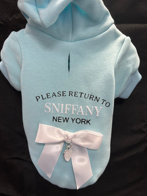 Return To Sniffany Hoodie in Blue