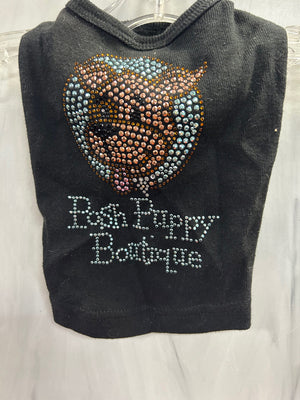 Limited Edition Posh Puppy Boutique Bling Tank in Blue