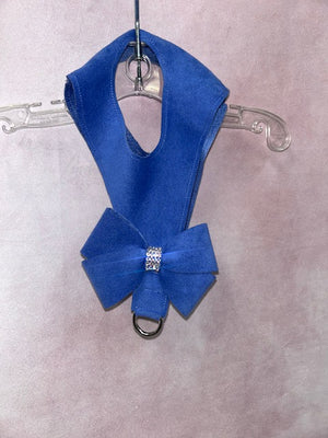 Susan Lanci Nouveau Bow Step-In Harness in Periwinkle