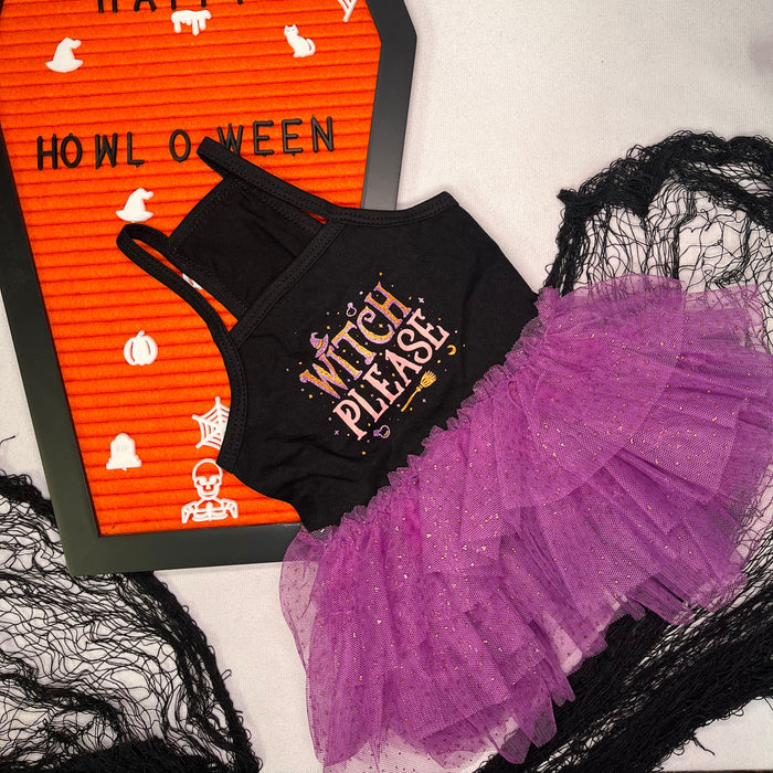 Witch Please Dog Tutu Dress