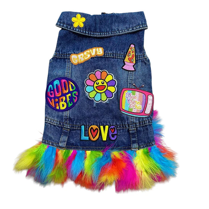70's Disco Denim Vest