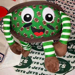 Football Player Dog Toy