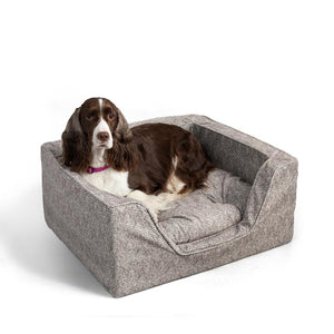 Luxury Square Dog Bed With Microsuede - Show Dog Collection