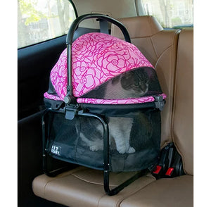 Pink Floral View 360 Pet Carrier & Car Seat