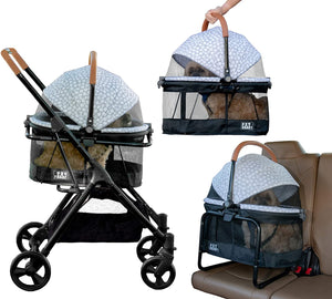 dog stroller with car seat View 360 Stroller Travel System – Posh Puppy Boutique
