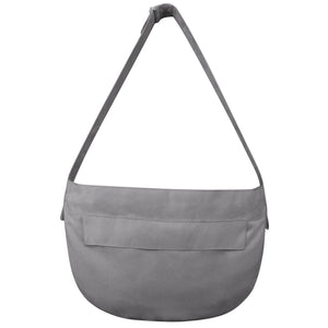 Susan Lanci Luxe Suede Cuddle Carrier in Platinum