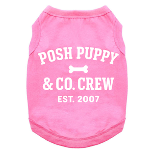 Posh Puppy Co. & Crew Tee with Matching Human Shirt