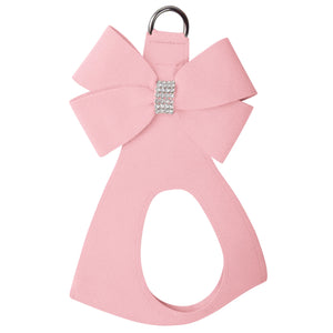 Susan Lanci Nouveau Bow Step-In Harness in Puppy Pink with Extra Embellishment