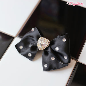 Wooflink Shine Like A Diamond Hairbow in Black