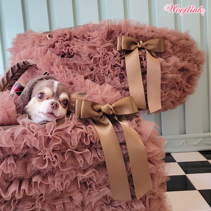Wooflink Hug Me Bag Tulle in Chestnut – Posh Puppy Boutique