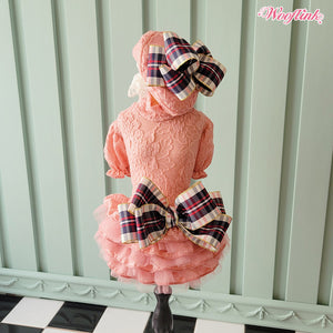 Wooflink Hi Fall Dress in Vintage Pink- Posh Puppy Boutique Wooflink Hi Fall Dress in Vintage Pink- Posh Puppy Boutique