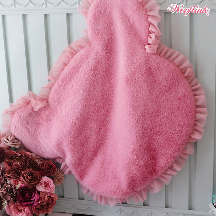 Wooflink Teddy Floor Mattress with Lace in 2 Colors