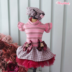 Wooflink Fall in Love Dress in Strawberry
