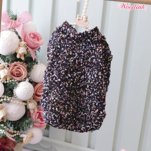 Wooflink Glam Cardigan in Black